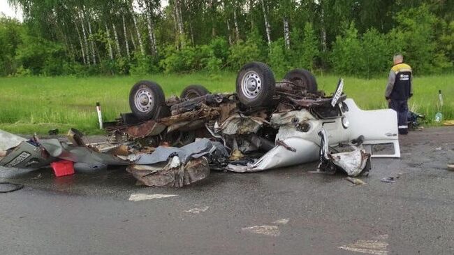 Столкновение четырех автомобилей в Чувашии