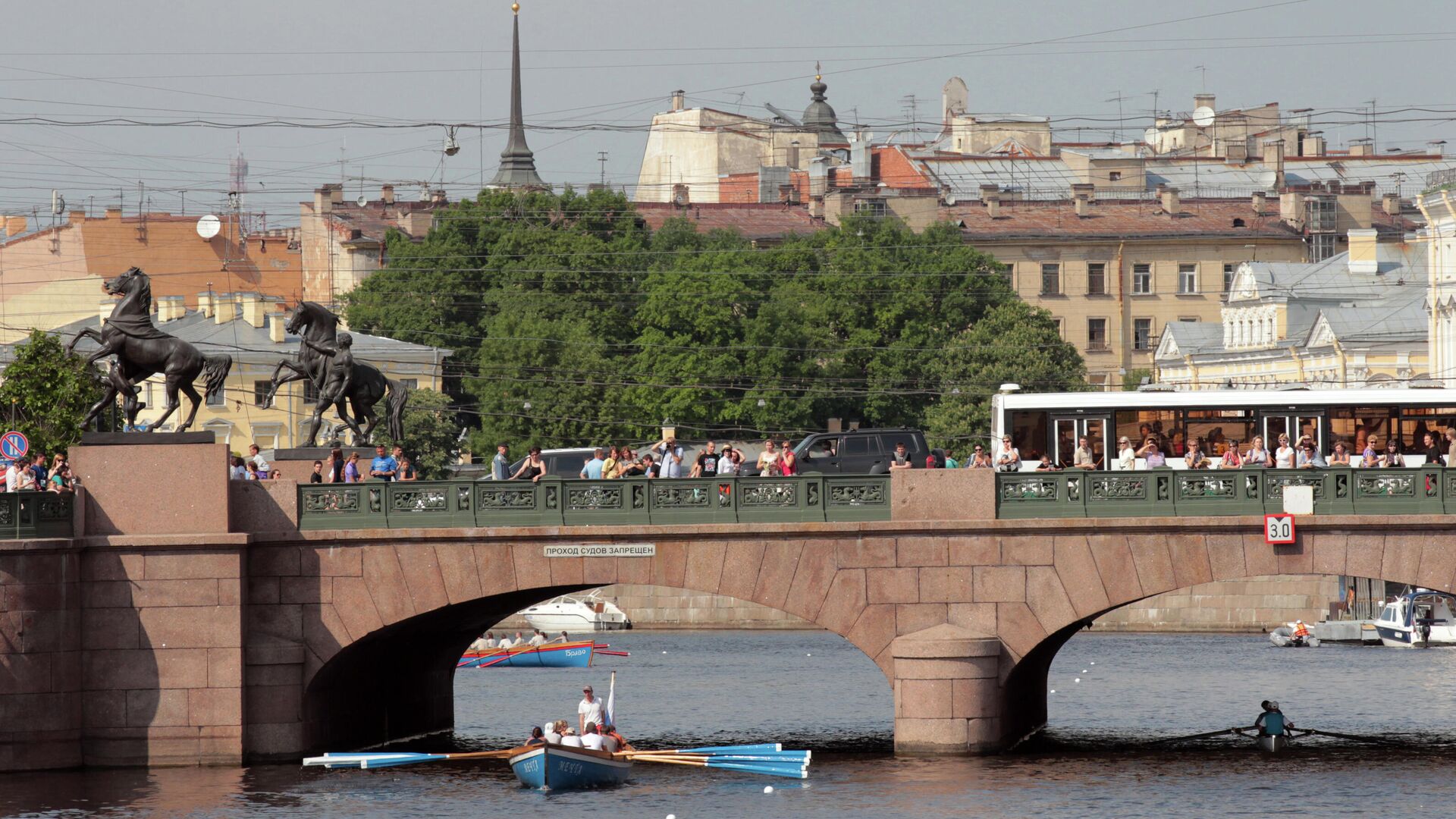 Аничков мост в Санкт-Петербурге - РИА Новости, 1920, 20.05.2022