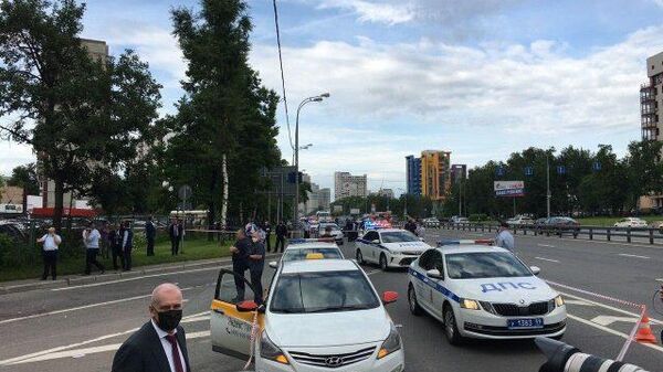Ситуация на месте стрельбы на Ленинском проспекте