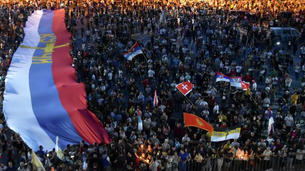 Протесты в Черногории