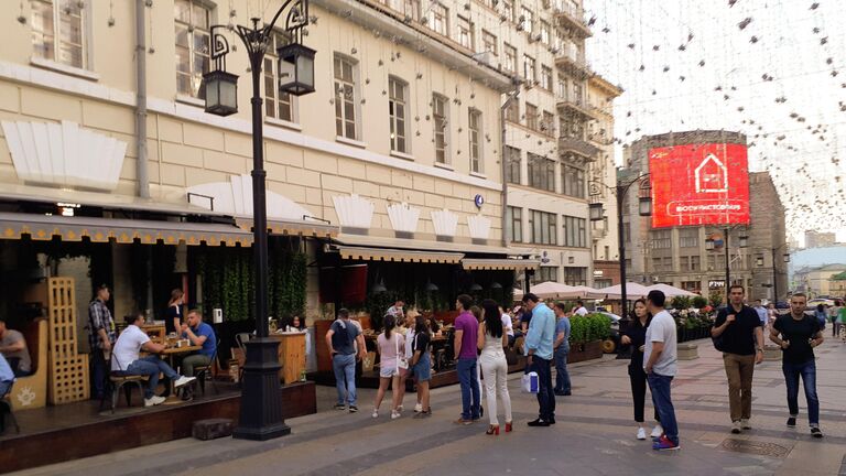 Открытие летних веранд в Москве: Камергерский переулок