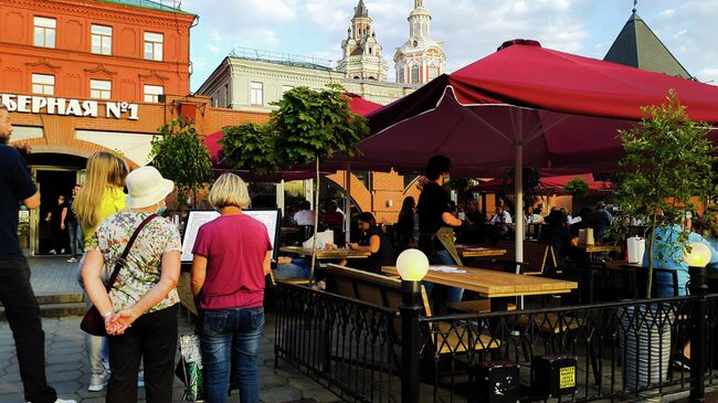 Открытие летних веранд: центр Москвы