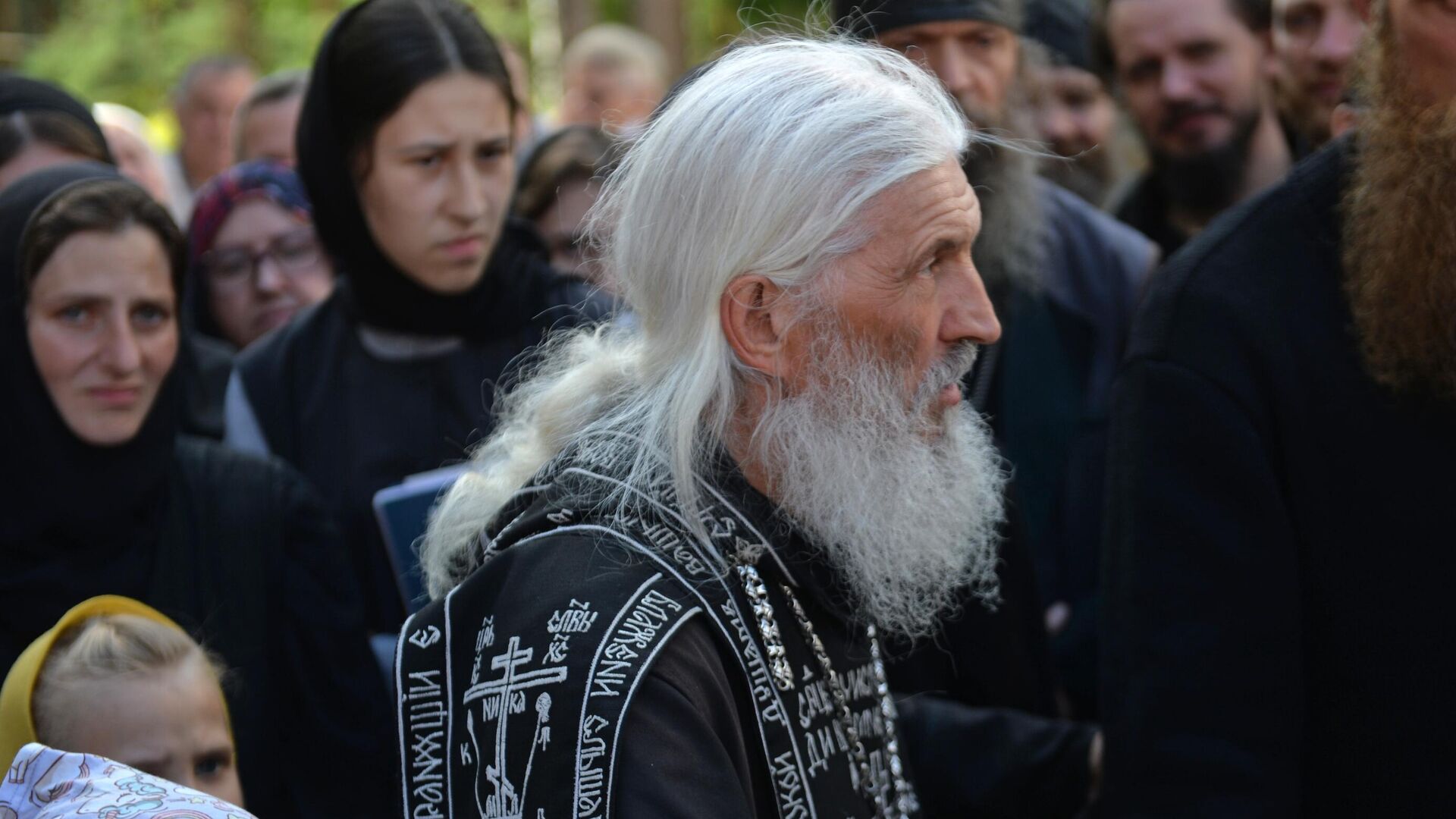 Схимонах Сергий в Среднеуральском женском монастыре в Свердловской области - РИА Новости, 1920, 10.09.2020