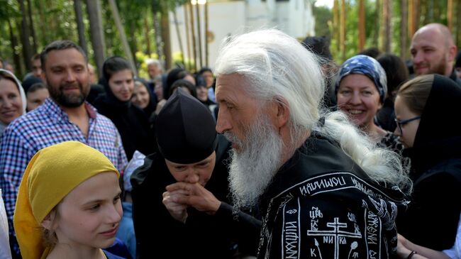 Схиигумен Сергий в Среднеуральском женском монастыре в Свердловской области