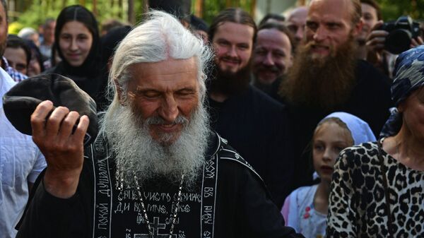 Схимонах Сергий в Среднеуральском женском монастыре в Свердловской области