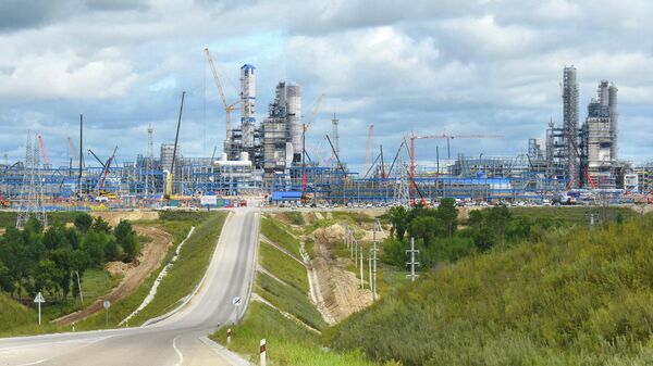 Строительство Амурского газоперерабатывающего завода
