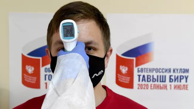 Подготовка избирательных участков к голосованию по внесению изменений в Конституцию РФ