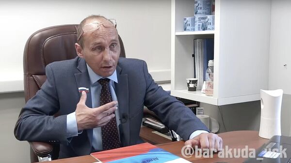 Стоп-кадр сатирического видеоролика о вымышленном депутате Виталии Наливкине
