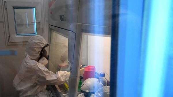 Лаборатория для тестирования на коронавирус 