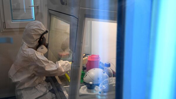 Передвижная лаборатория для тестирования на коронавирус 