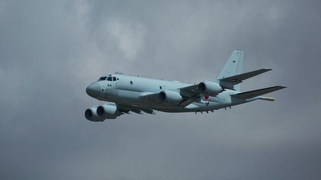 Японский патрульный самолет Kawasaki P-1