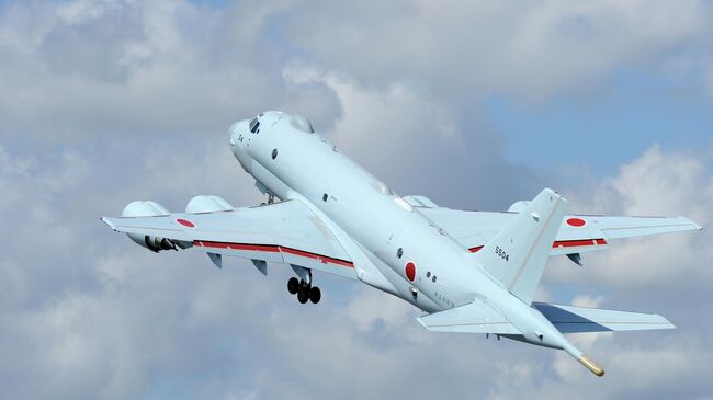 Японский патрульный самолет Kawasaki P-1