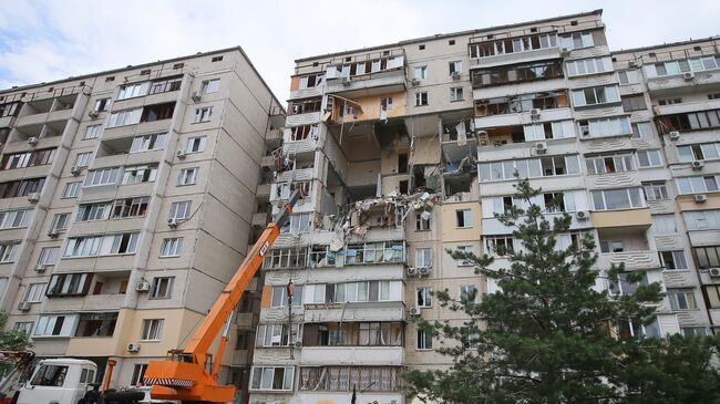 Взрыв газа в жилом доме в Киеве