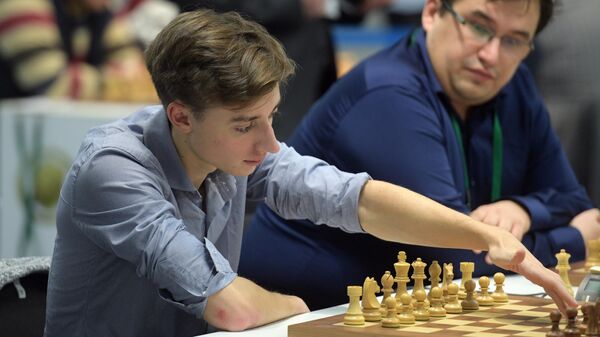 Российский шахматист Даниил Дубов
