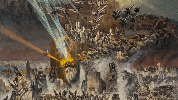 Картина Апокалипсис 11 сентября 2001. Падение Нового Вавилона (2003)
