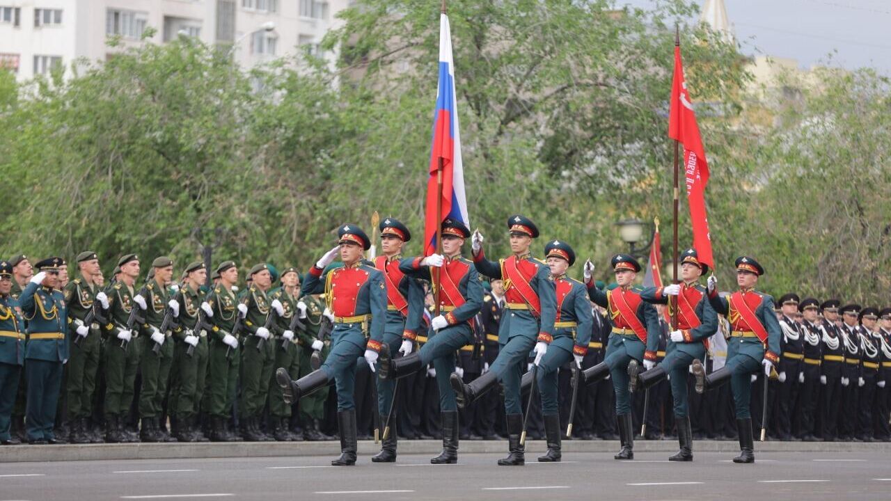 Военный парад в Чите в честь годовщины Победы в Великой Отечественной войне - РИА Новости, 1920, 09.05.2024