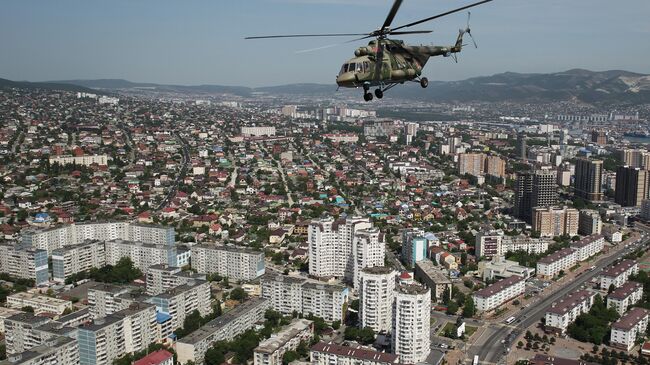 Репетиция парада Победы в городах России