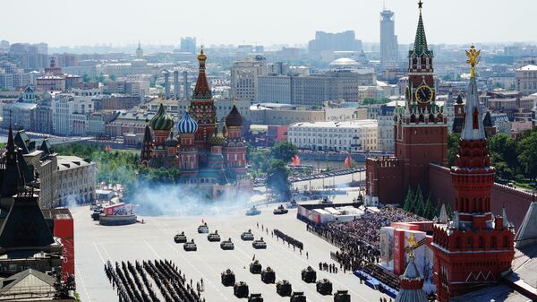 Военный парад в ознаменование 75-летия Победы в Великой Отечественной войне 1941-1945 годов на Красной площади в Москве
