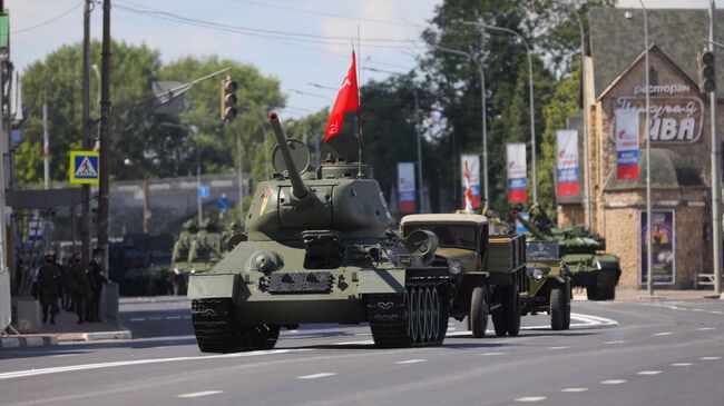 Парад Победы в Нижнем Новгороде. 24 июня 2020