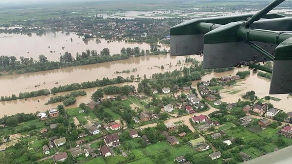 Наводнение в Ивано-Франковской области Украины