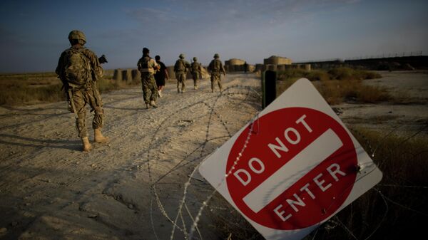 Солдаты армии США в районе оперативной базы Кушамонд в афганской провинции Пактика