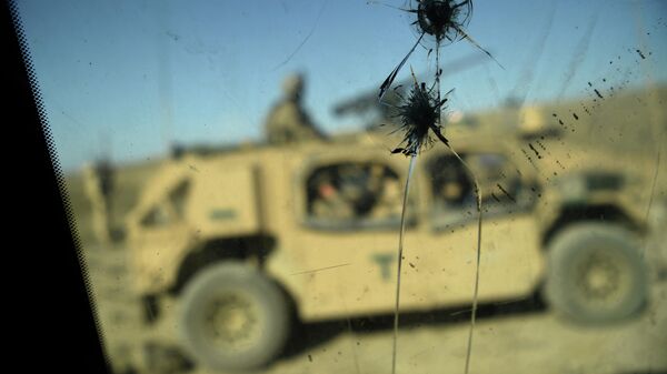 Американские военные на контрольно-пропускном пункте в афганской провинции Нангархар