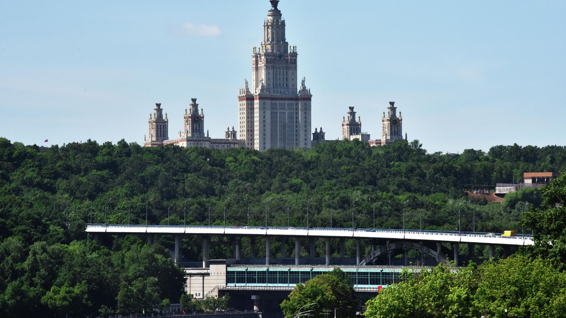 Мост Лужники через Москву-реку - РИА Новости, 1920, 27.07.2020