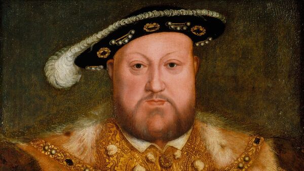Генрих VIII. Портрет работы Ганса Гольбейна Младшего 