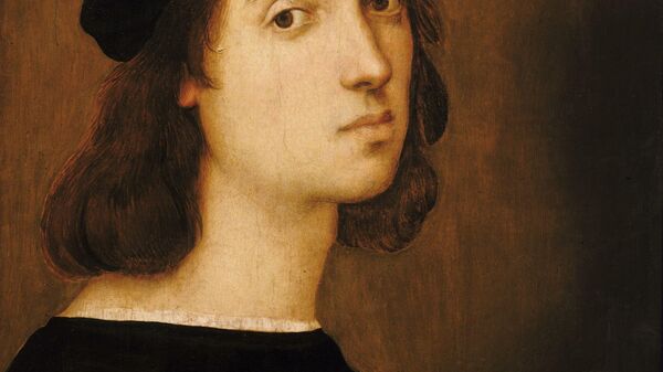 Рафаэль Санти. Автопортрет, 1506. Галерея Уффици, Флоренция