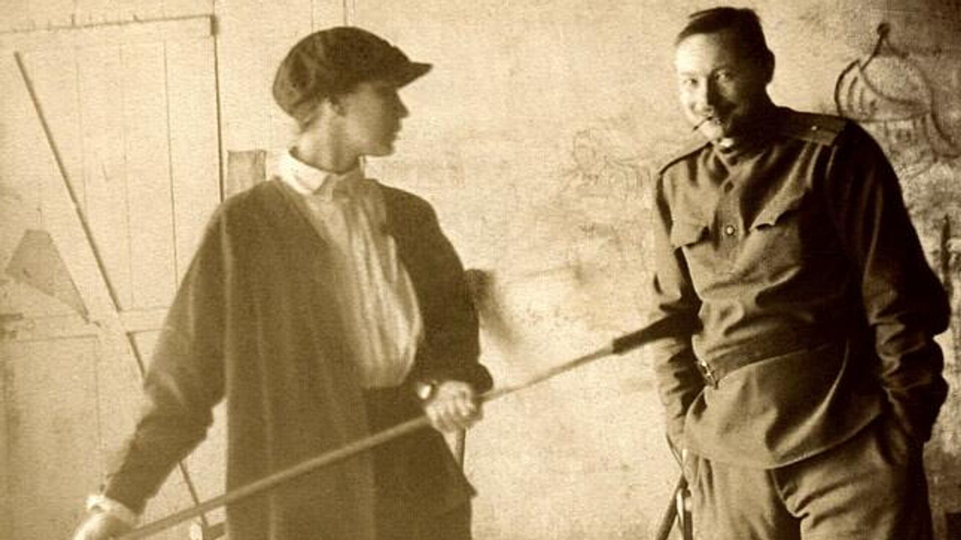Наталья Гончарова и Михаил Ларионов, 1913 год  - РИА Новости, 1920, 03.04.2021