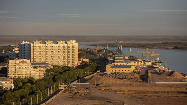 Вид на город Благовещенск в Амурской области