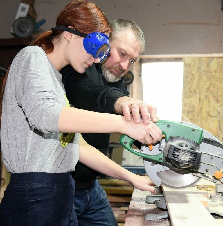 Сергей с дочерью