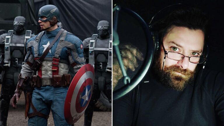 Кадр из фильма Первый мститель, Даниил Эльдаров, актер дубляжа Кадр из фильма Первый мститель, Даниил Эльдаров, актер дубляжа