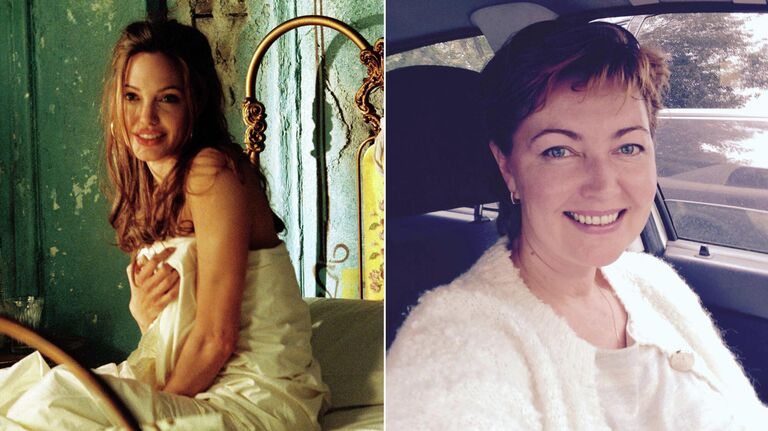 Кадр из фильма Мистер и миссис Смит, Ольга Зубкова, актриса дубляжа, официальный голос А. Джоли Кадр из фильма Мистер и миссис Смит, Ольга Зубкова, актриса дубляжа, официальный голос А. Джоли