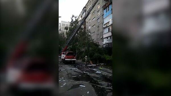 Последствия взрыва газа в жилом доме в Нижнем Новгороде. Кадры МЧС