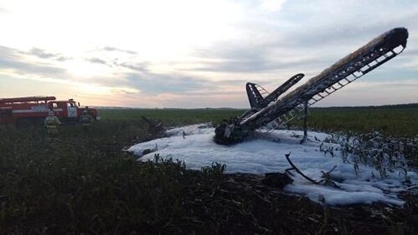 Самолет Ан-2 упал в Нижегородской области
