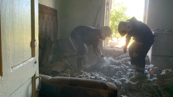Обрушение потолочных перекрытий в двухэтажном жилом доме в Новосибирске