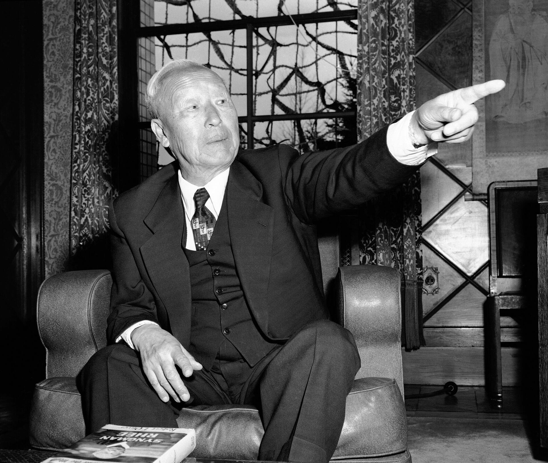 Президент Южной Кореи Ли Сын Ман. 17 марта 1955 года  - РИА Новости, 1920, 24.06.2025