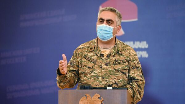 Представитель министерства обороны Армении Арцрун Ованнисян