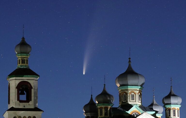 Комета C/2020 F3 пролетает над Белоруссией