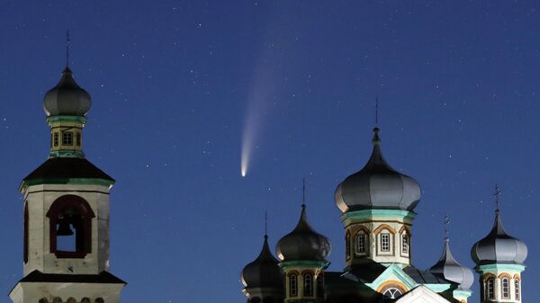 Комета C/2020 F3 пролетает над Белоруссией