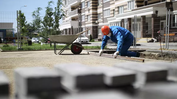 Укладка плитки на улице