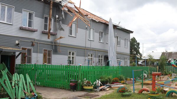 Последствия урагана в Рязанской области