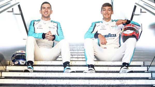 Пилоты команды Формула-1 Уильямс Джордж Расселл и Николас Латифи