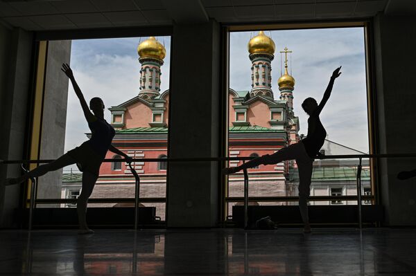 Репетиция в театре Кремлевский балет