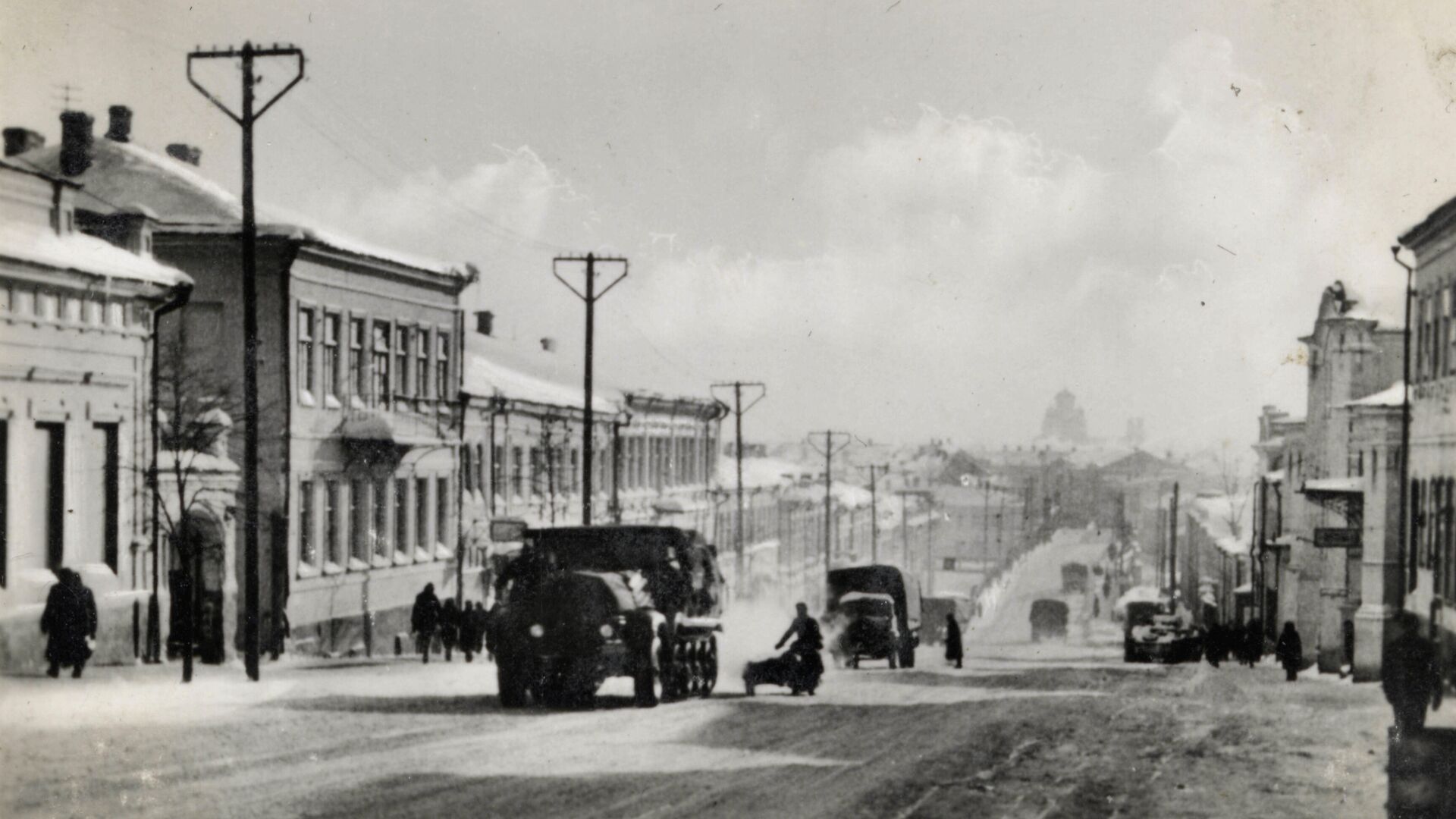 Немецкие войска на улице Ленина в Орле - РИА Новости, 1920, 06.05.2022