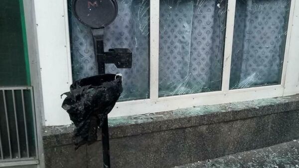 Последствия взрыва в Киеве у метро Шулявская