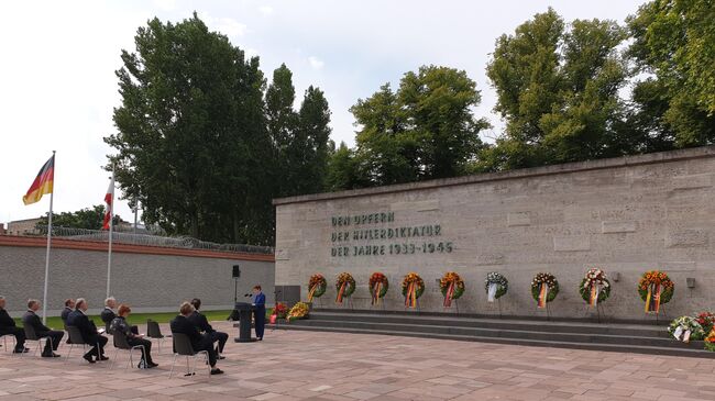 Торжественная церемония памяти участников немецкого Сопротивления и 76-летия покушения на Гитлера в рамках Операции Валькирия в Берлине