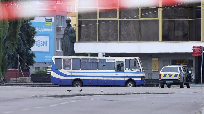 Захват заложников в Луцке