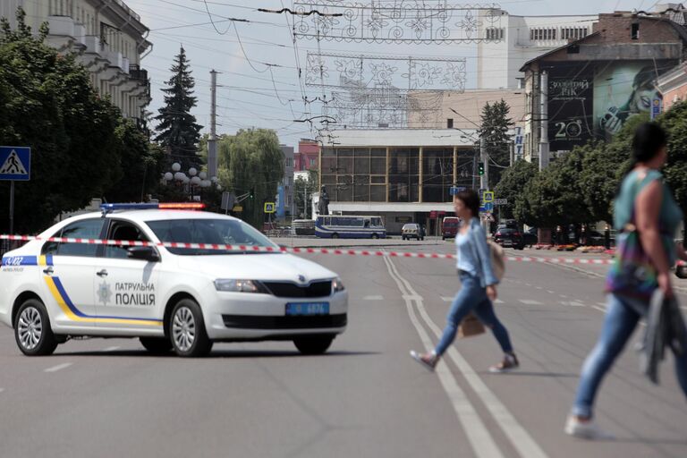 Захват заложников в Луцке